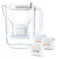 фильтр кувшин brita style xl mx+ (3 картриджа) 3.6 л серый логотип