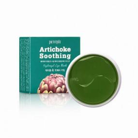 img 4 attached to Hydrogel Patches for Eye Antiedema with Artichoke Petitfee Soothing Hydrogel Eye Patch 60 pcs