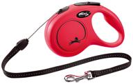 leash for dogs flexi new classic s cable 8 m red логотип
