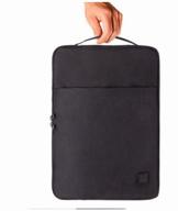 🖥️ black case for brauberg option 13-14 laptop: handle, pocket, 35.5x24x2.5 cm, model 270830 логотип