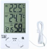 🌡️ advanced home weather station ta-298: thermometer-hygrometer with remote sensor & russian button interface логотип