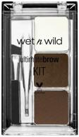 wet n wild ultimate brow kit, soft brown logo