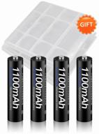 rechargeable batteries type aaa palo 1100 mah, 1.2 v 4 pcs ( little finger ) ni-mh logo