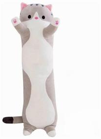 img 4 attached to Soft toy Cat - baton, toy - hug 110 cm - Gray