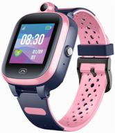 wrist smart bracelet jet kid view 4g pink grey logo