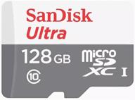 sandisk microsdxc 256gb class 10, a1, uhs-i, 100mb/s read speed memory card with sd adapter logo