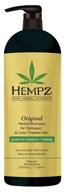 hempz shampoo daily hair care original for damager and color treated hair, 1000 ml logo