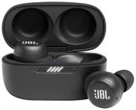 wireless headphones jbl live free nc , black logo