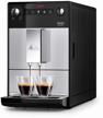 ☕ melitta purista series 300 coffee machine: sleek silver/black design for the perfect brew logo