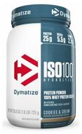 protein dymatize iso-100, 744 gr., biscuit-cream logo