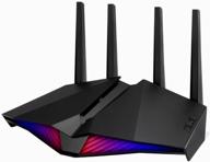 wifi router asus rt-ax82u, black логотип
