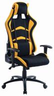 🎮 gaming chair helmi hl-g07 pointer - textile upholstery, black/yellow logo