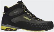 asolo hiker boots, size 8uk, graphite/green oasis logo