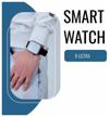 smart watch watch 8 ultra, black, metal, hypoallergenic rubber, dial diagonal 49 mm, wireless charging logo