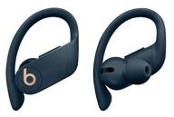 beats powerbeats pro wireless headphones, navy logo