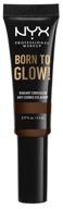 nyx professional makeup born to glow radiant concealer deep walnut 22.7 logo