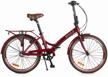 city bike shulz krabi v-brake sangria l (requires final assembly) logo