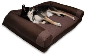 img 2 attached to Sofa-bed for dogs of large breeds 100 * 70cm matting Muscat