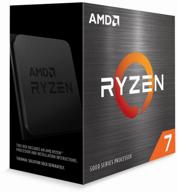 amd ryzen 7 5800x am4 processor, 8 x 3800 mhz, box логотип