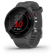 умные часы garmin forerunner 55 42 мм, серый логотип