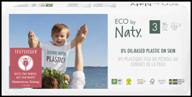 eco by naty diapers eco 3, 4-9 kg, 50 pcs. logo