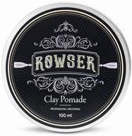 rowser clay pomade глиняная помада сильной фиксации 100 мл. логотип
