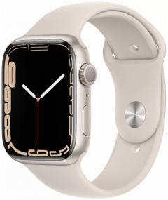 img 3 attached to Smart watch Apple Watch Series 7 41 mm Aluminum Case, shining star