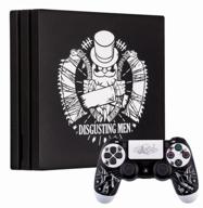 game console sony playstation 4 pro 1000 gb hdd, disgusting men limited edition логотип