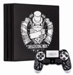 game console sony playstation 4 pro 1000 gb hdd, disgusting men limited edition logo