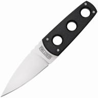 fixed knife cold steel secret edge with sheath black logo