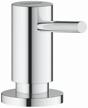 grohe cosmopolitan 40535 liquid soap dispenser, chrome logo