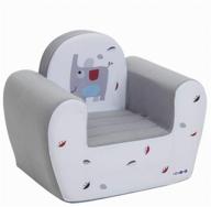 armchair paremo for children pcr317, 54 x 38 cm, upholstery: textile, color: mimimi baby v logo