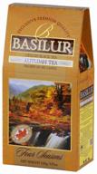 black tea basilur four seasons autumn tea with maple leaf syrup, 100 g логотип