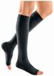 medi mediven plus 201/202 anti-varicose knee socks, class 2, size: 4, length: 39-44 cm, black logo