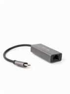 usb adapter cable 3.1 type-c ->rj-45 1000mbps ethernet, aluminum shell, 0.15m telecom logo