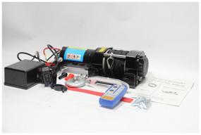 img 3 attached to Electric portable winch 3500 Lbs load capacity 1587 kg 12V Electric Winch with Kevlar cable 9.2 meters by 5.5 mm