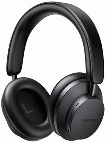 img 4 attached to Ugreen HiTune Max3 Hybrid Noise Canceling Wireless On-Ear Headphones Black (90422)