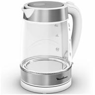 kettle moulinex by600130 glass kettle, white logo