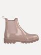 s.oliver chelsea boots, size 39, pink gloss logo