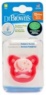 silicone anatomical pacifier dr. brown&quot;s prevent contoured glow-in-the-dark 12 logo