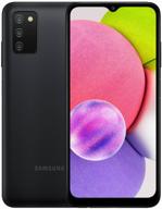 smartphone samsung galaxy a03s 4/64 gb ru, dual nano sim, black логотип