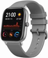 amazfit gts smart watch, grey logo