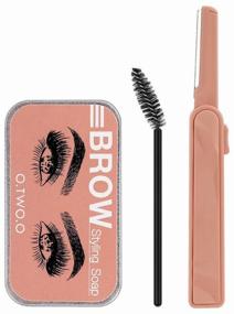 img 4 attached to 👁️ O.TWO.O Eyebrow Fixation Soap Gel: Achieve Perfect Brow Styling with Brow Styling Soap