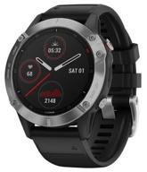 smart watch garmin fenix ​​6 nfc, silver/black logo