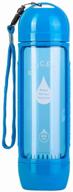 ionizer biocera a.h.a water bottle blue logo