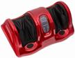 🔴 revitalizing roller foot massager electric bradex bliss in red: achieve ultimate relaxation logo