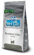 dry food for neutered cats farmina vet life male 2 kg logo