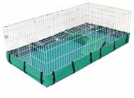 cage for rodents midwest guinea habitat plus 120x60x36 cm 120 cm 60 cm 36 cm green logo