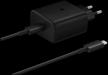 network charger samsung ep-ta845 cable usb type-c, 45 w, black logo