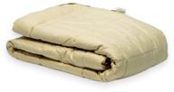 blanket dream factory gold camel all season, 200 x 215 cm, beige logo